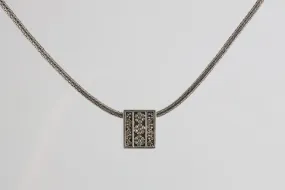 15" Lois Hill Granulated Lattice Necklace (26.05g.)