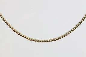 17.5" 14k Yellow Gold Curb Chain Necklace (10.05g.)