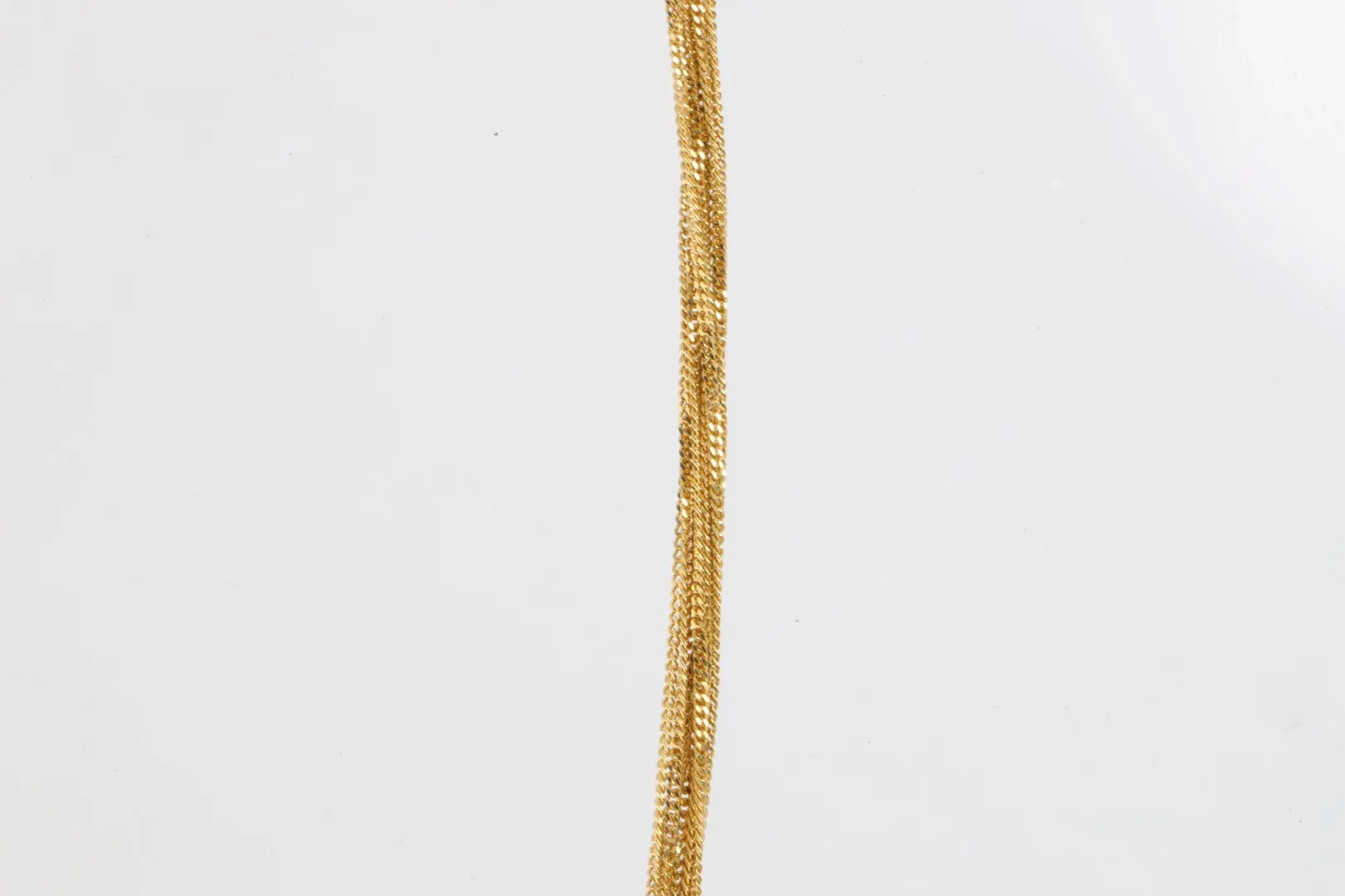 18" 18k Yellow Gold Multi Chain Necklace (5.86g.)