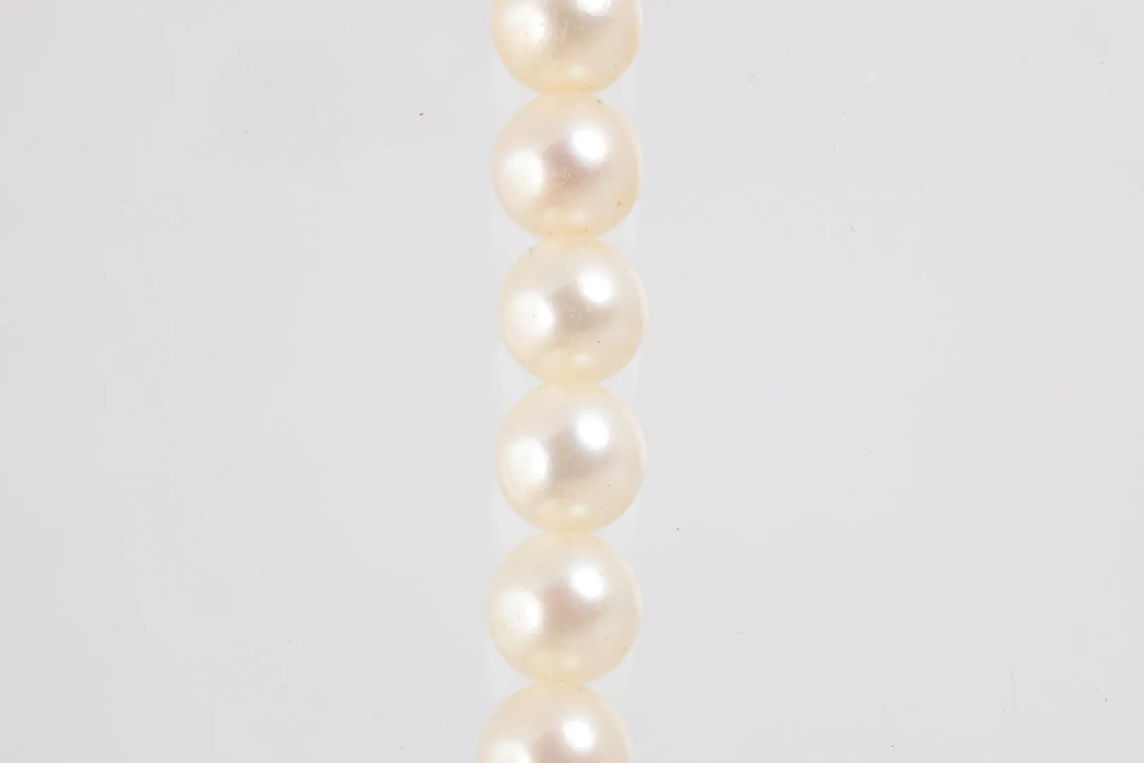 18" Mikimoto 925 Silver Pearl Necklace (22.83g.)