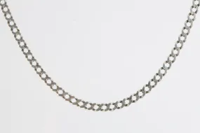 20.5" 925 Silver Cuban Chain Link Necklace (20.23g.)