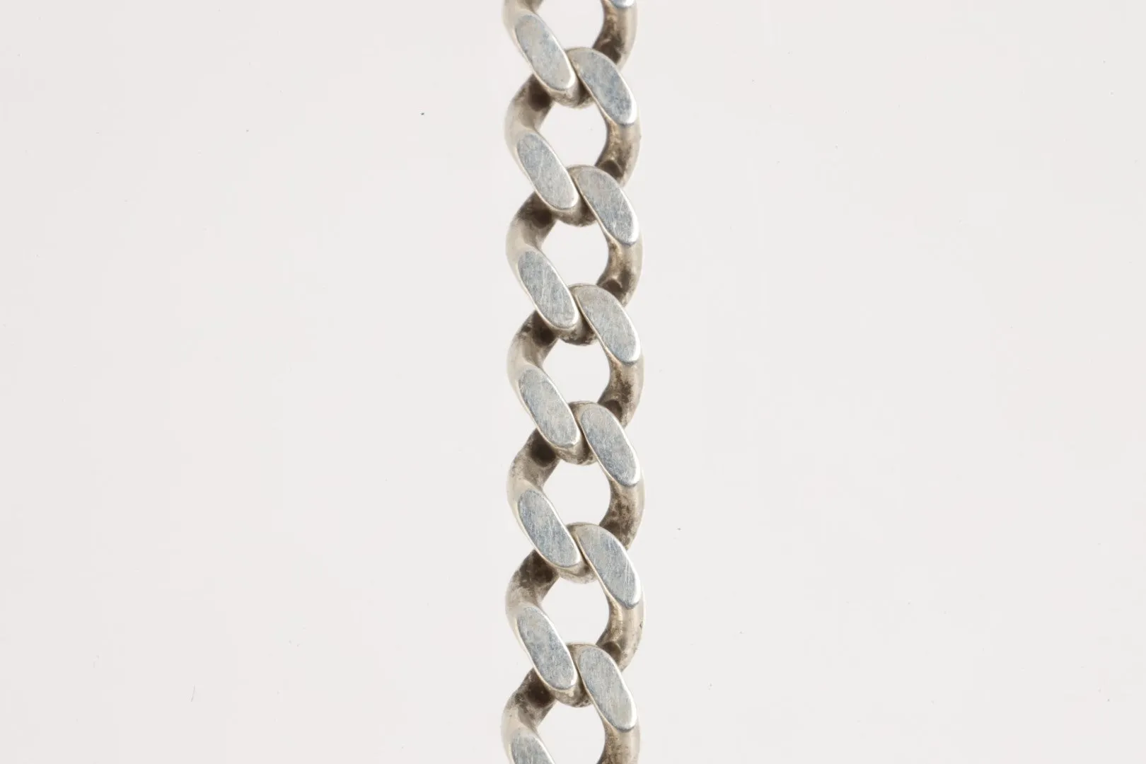 20.5" 925 Silver Cuban Chain Link Necklace (20.23g.)