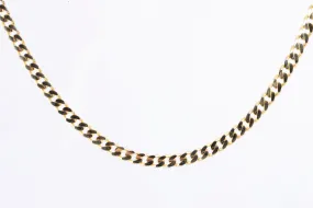 20" 14k Yellow Gold Curb Chain (18.94g.)