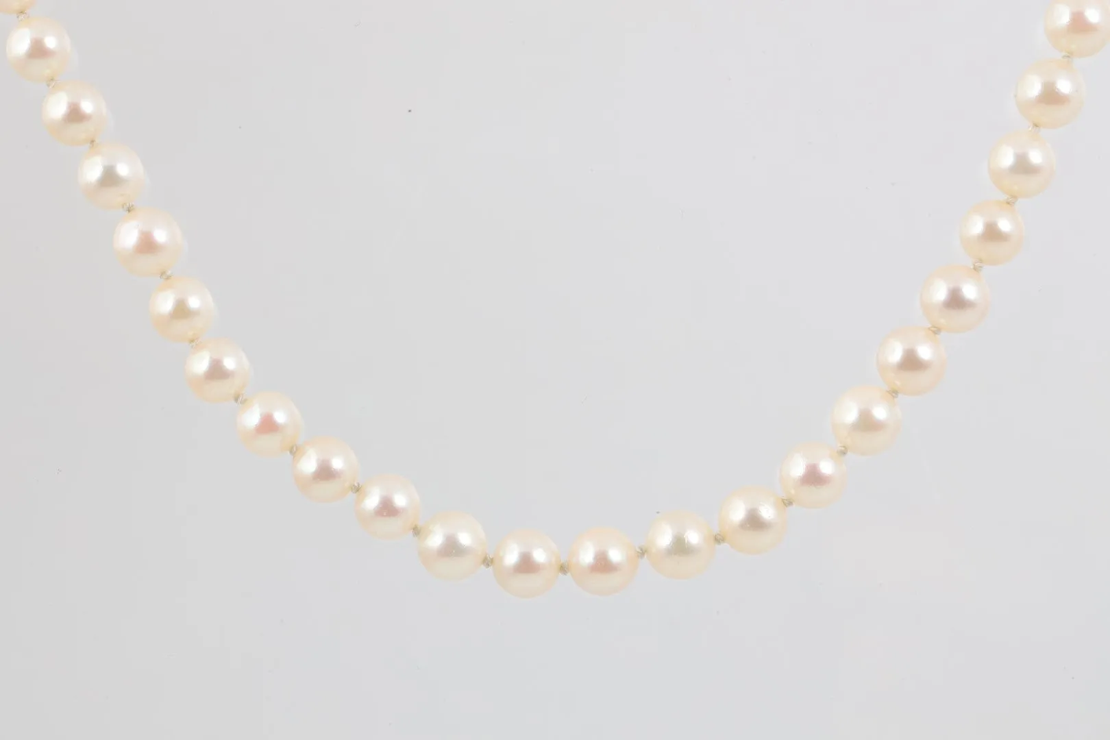 21" 14k Yellow Gold Pearl Necklace (29.51g.)