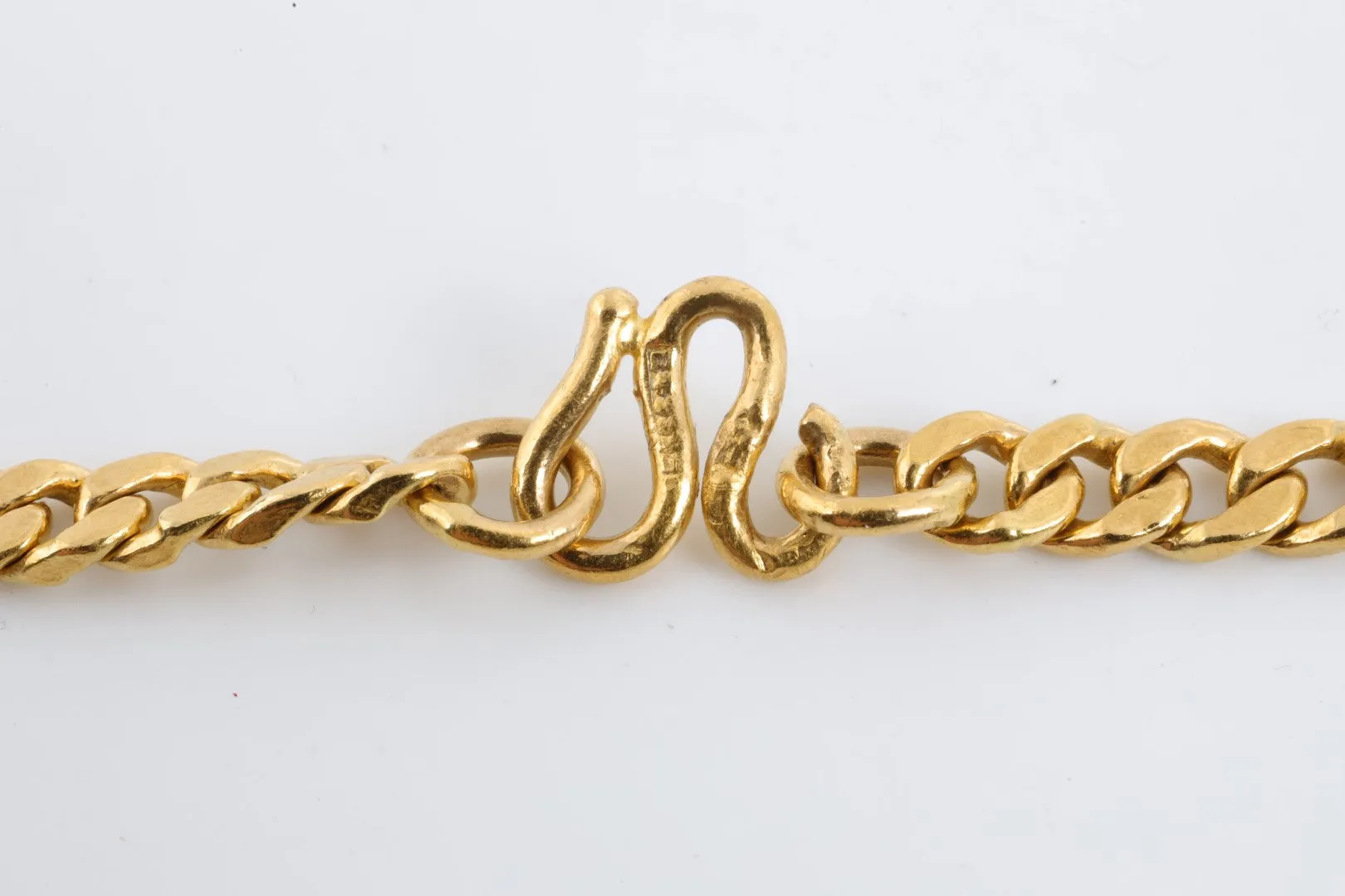 21" 24k Yellow Gold Curb Chain (54.13g.)