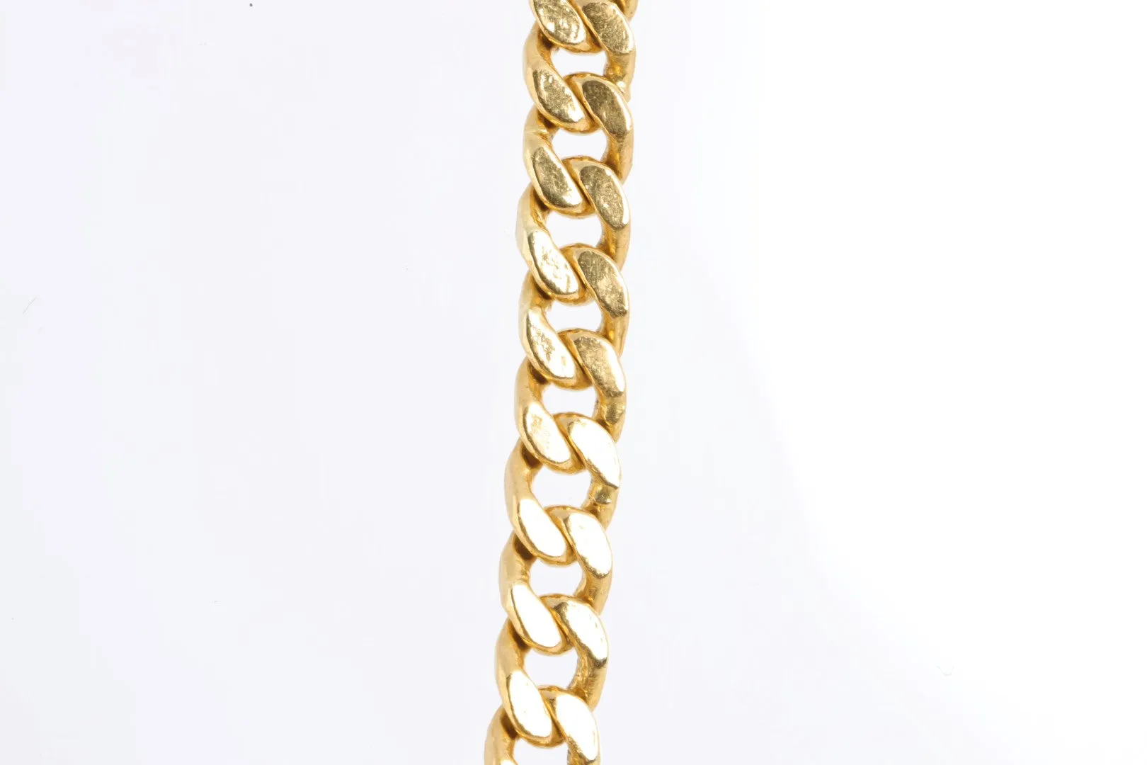 21" 24k Yellow Gold Curb Chain (54.13g.)