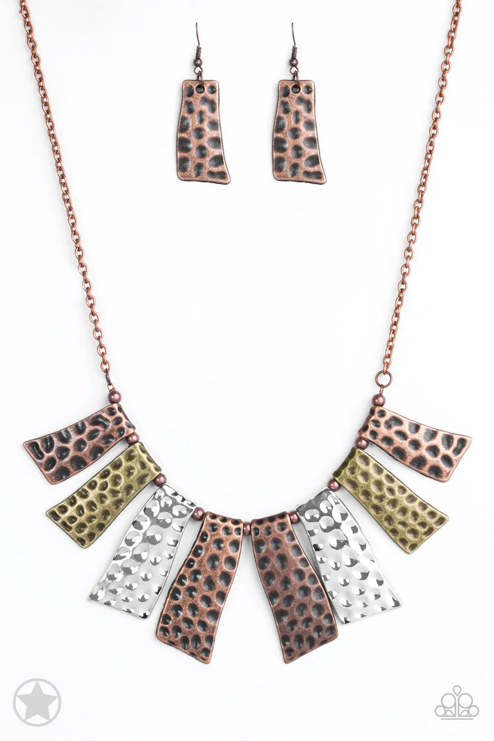 A Fan of the Tribe - Multi Paparazzi Necklace Blockbuster