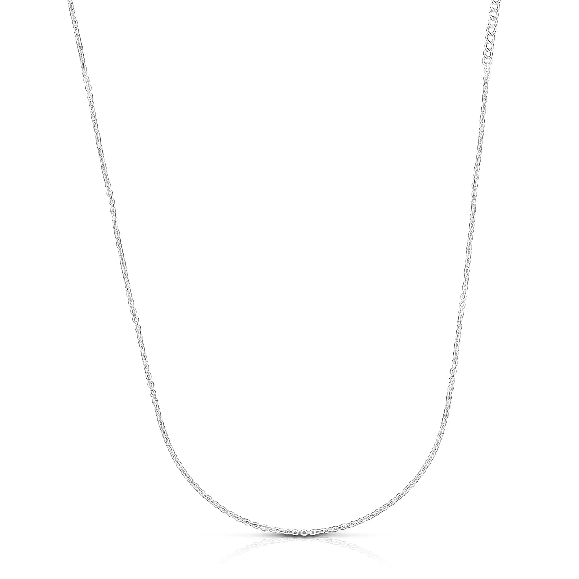 Adjustable Sterling Silver Necklace Chain for Women