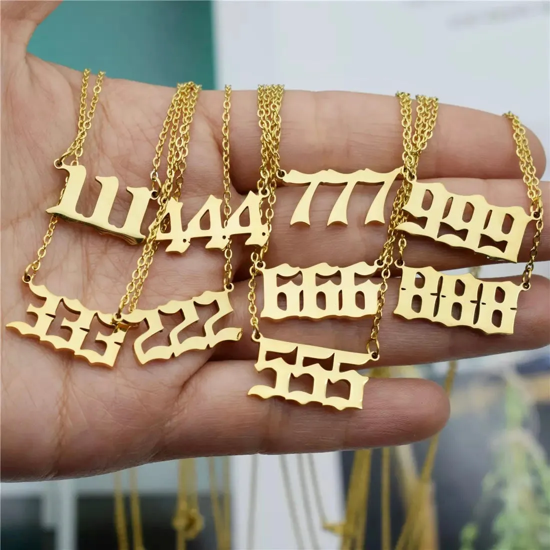 Angel Numbers Necklace