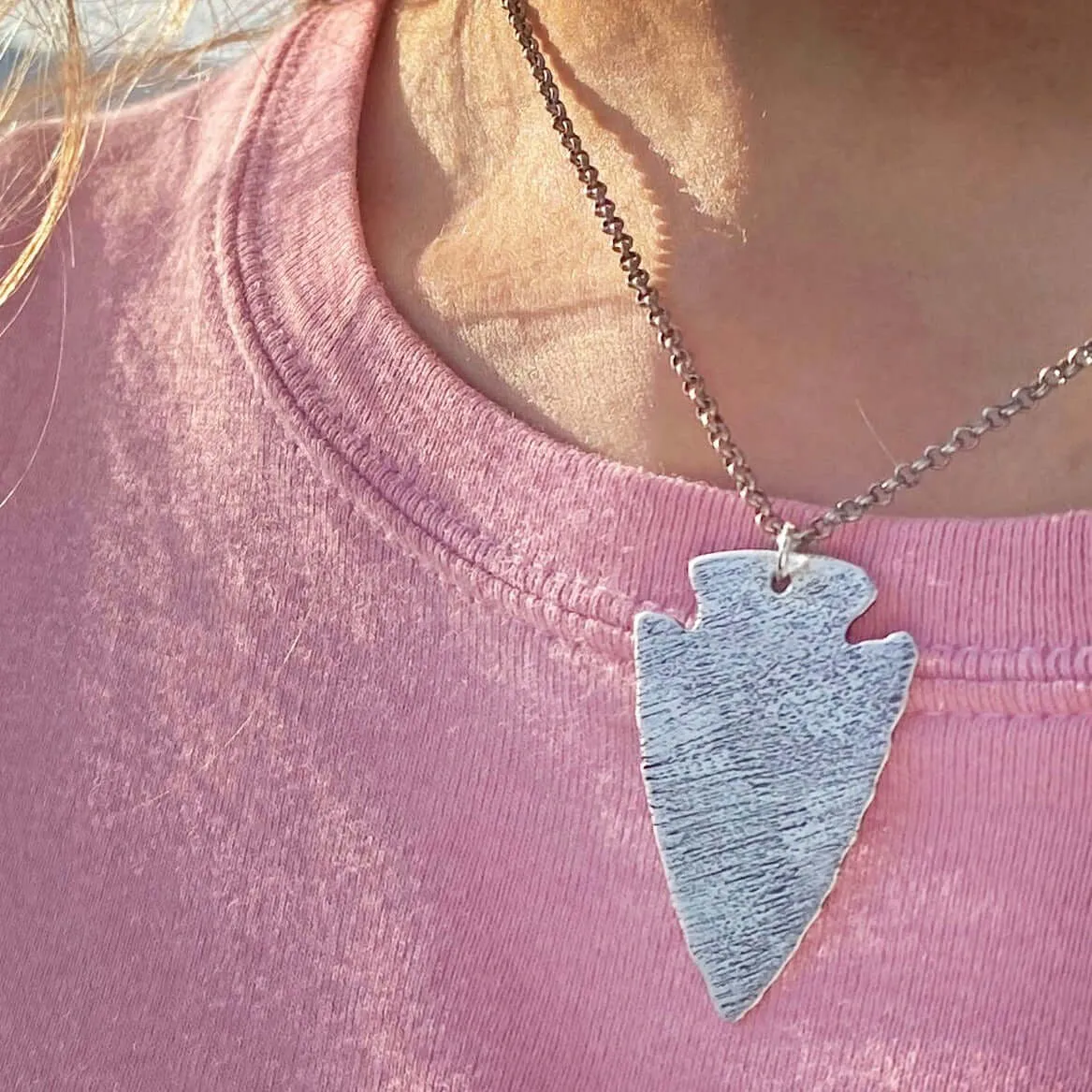 Arrowhead Long Layered Necklace