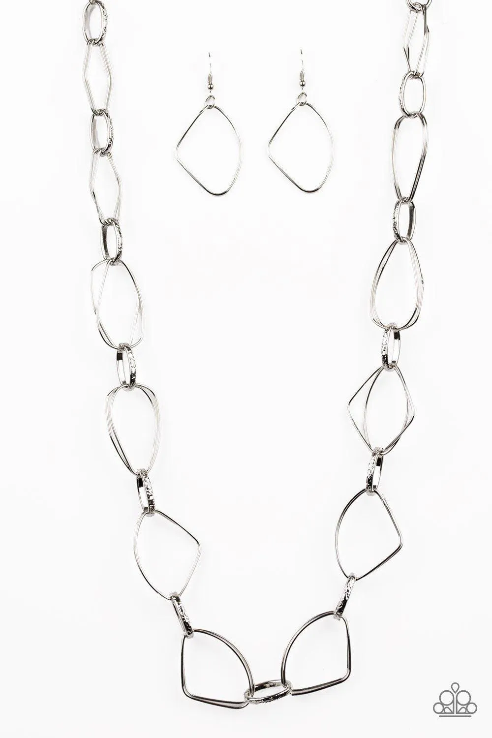 Attitude Adjustment Silver Necklace - Paparazzi Accessories