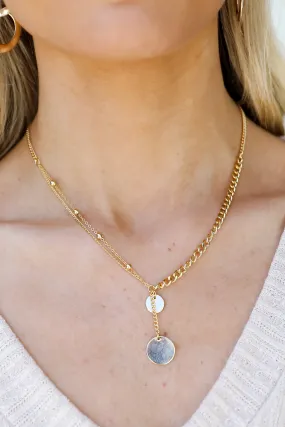 Audrey Gold Chain Layered Necklace