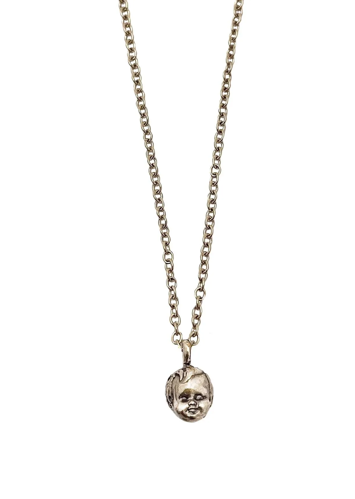 Baby Doll Head Necklace Ready to Ship