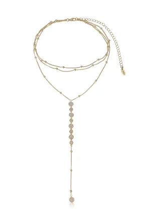 Bali Dreams Crystal Lariat Necklace