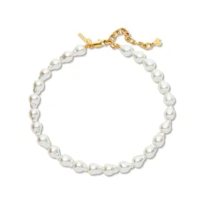 BAROQUE PEARL COLLAR NECKLACE