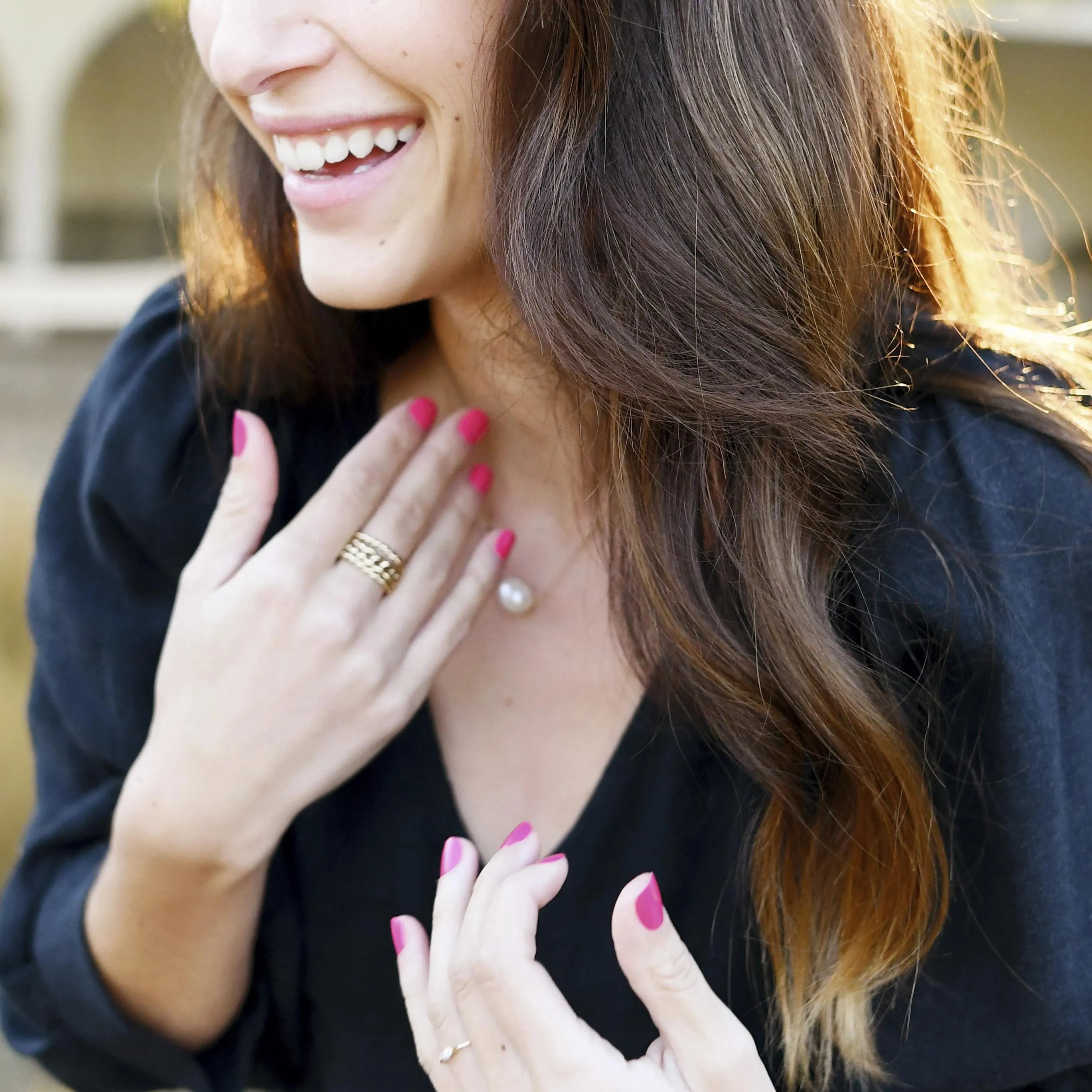 Baroque Pearl Duo Necklace