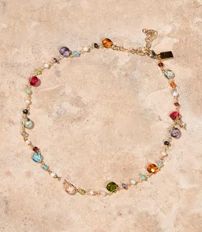 Beaded Gemstone Necklace