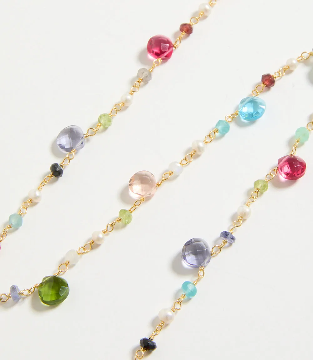 Beaded Gemstone Necklace