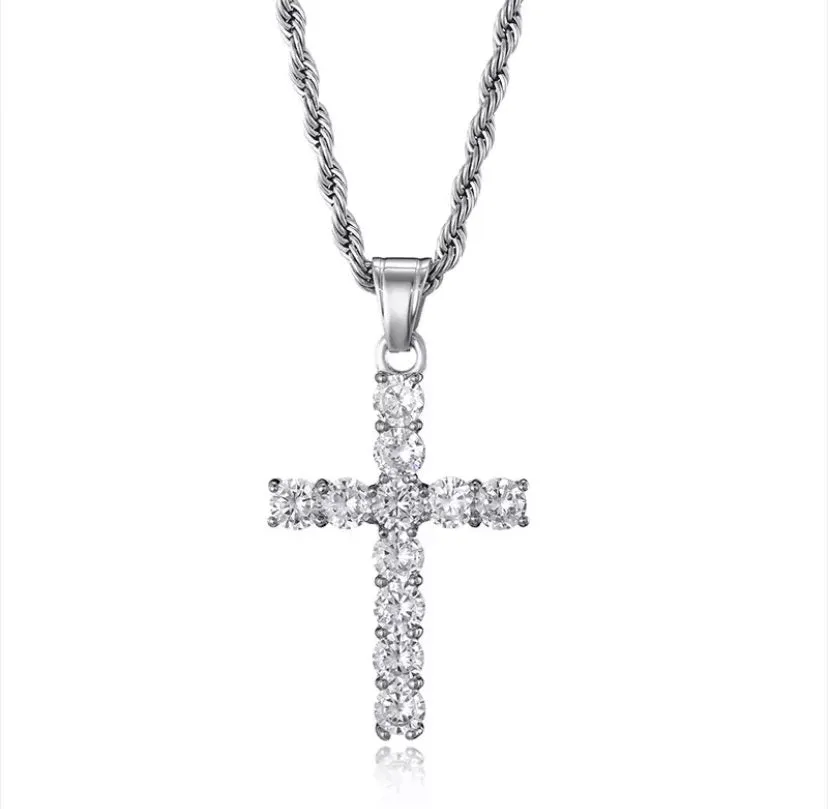 Bling Cross Necklace