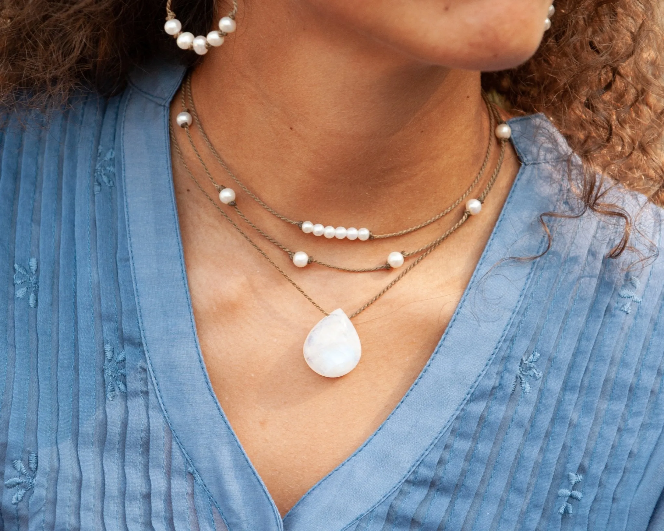 Bohemian Necklace-0002-Assorted Pearls