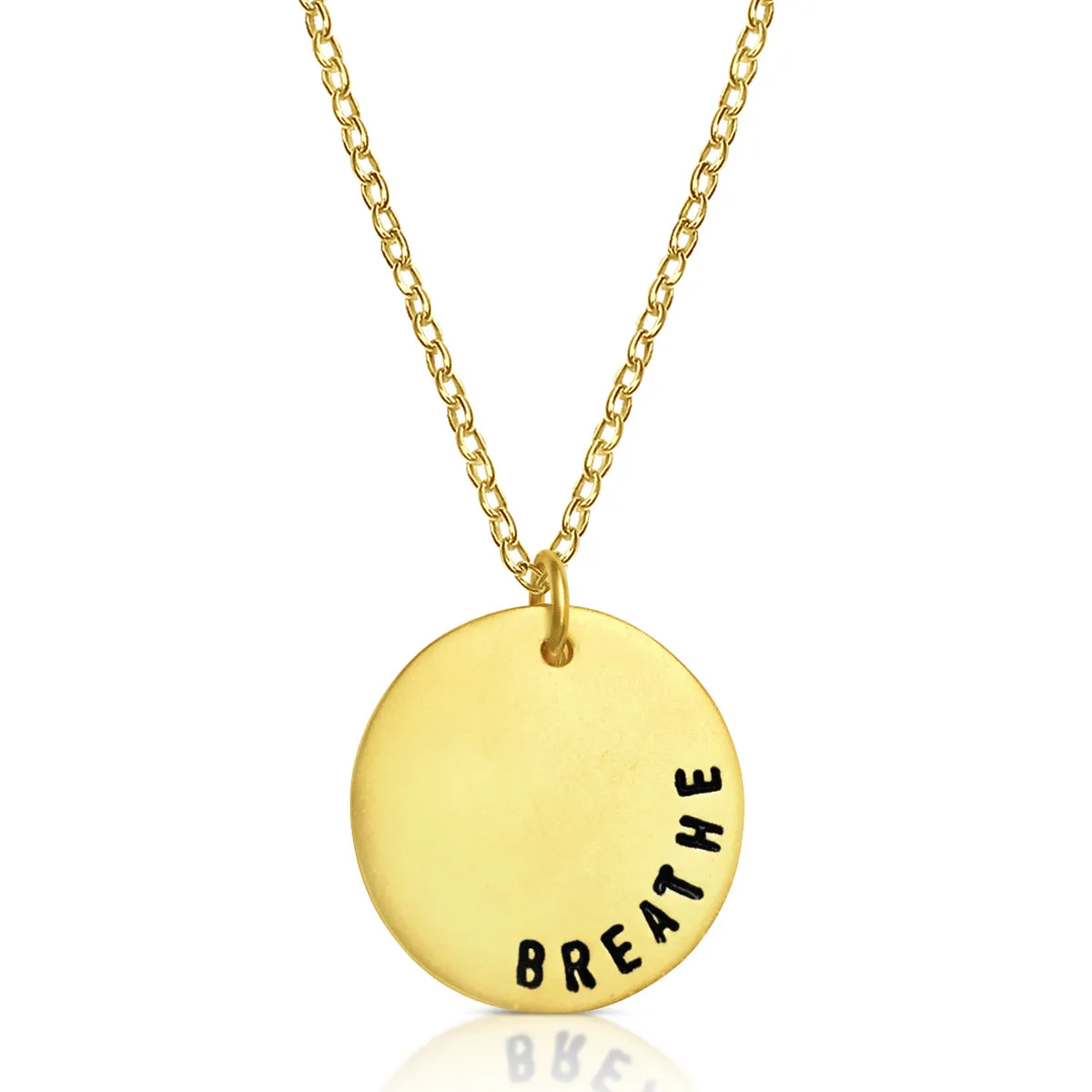 BREATHE Gold Filled Necklace