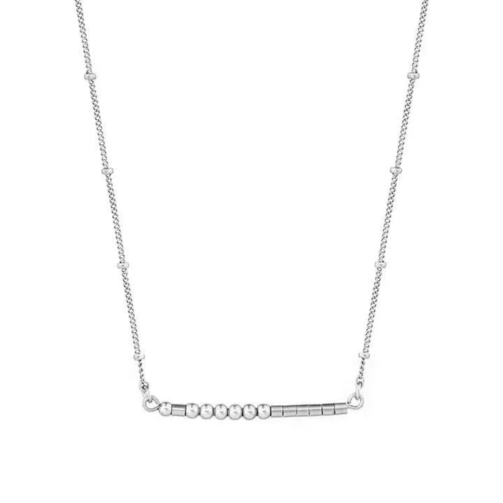 CARA - MORSE CODE NECKLACE