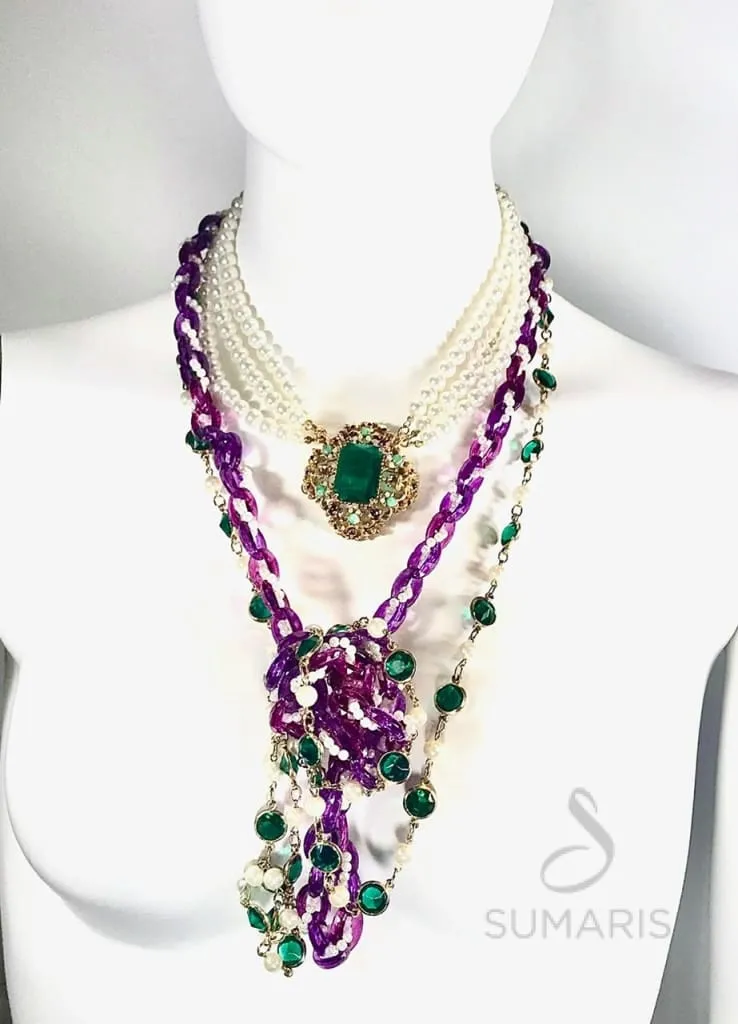 CELEBRATION OOAK STATEMENT NECKLACE