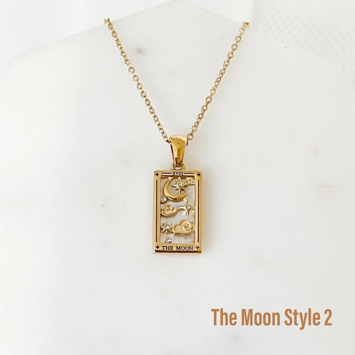 Celestial Manifestation Tarot Necklace - 10  Designs!