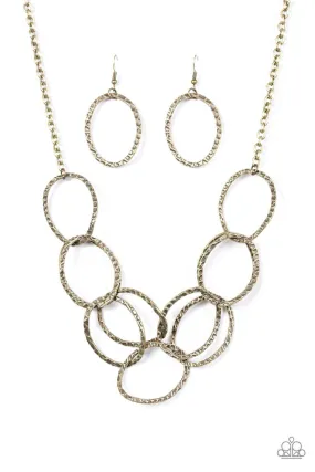 Circus Royale Brass Necklace - Paparazzi Accessories