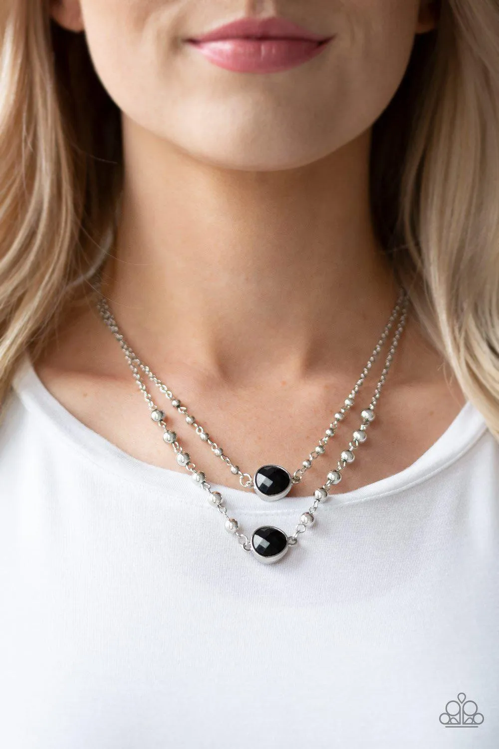 Colorfully Charming Black Necklace - Paparazzi Accessories