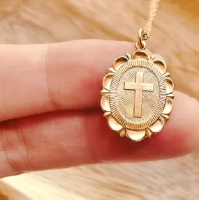 Cross Medallion Necklace