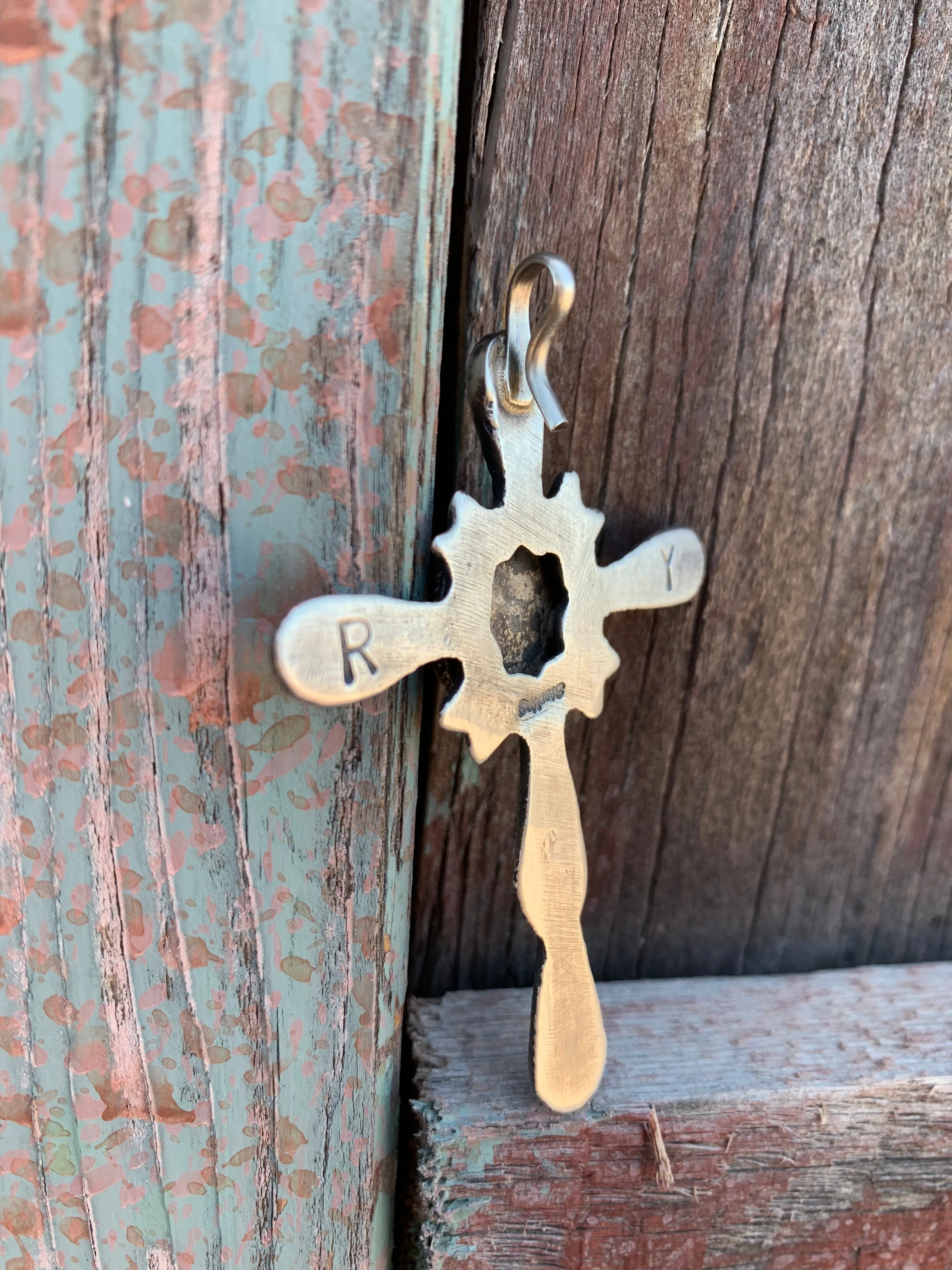 Cross of Turquoise Pendant