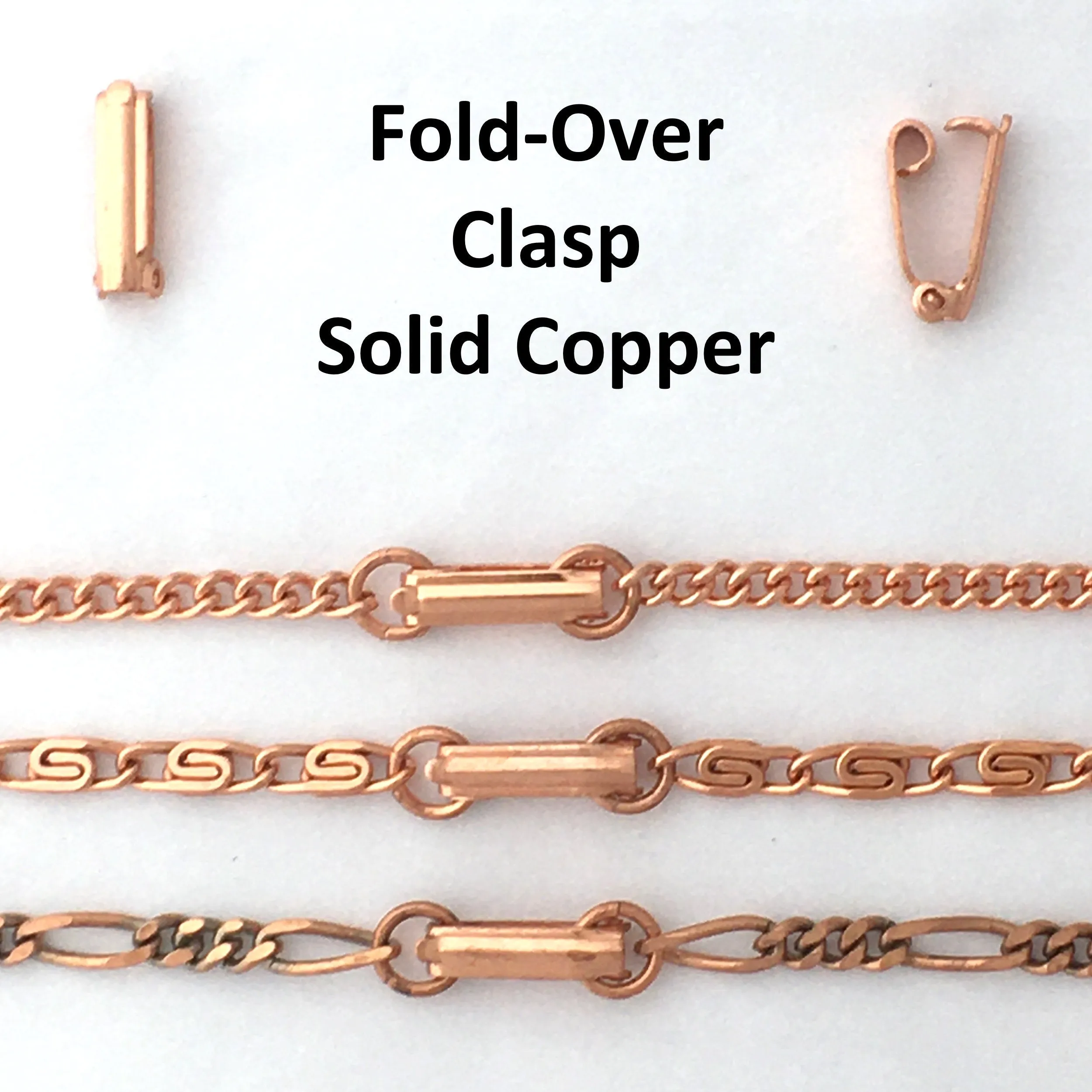 Custom Necklace Chain Fine Figaro Chain Necklace NC41 Solid Copper Necklace Custom Size Chain