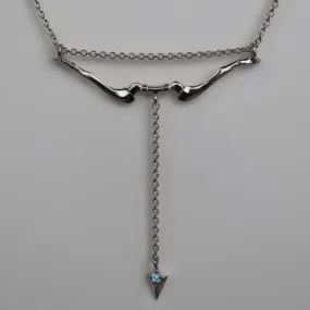 Heres an optimized title for the product:

Exquisite Custom Trueshot Necklace - Handcrafted Precision Jewelry - $1084

This includes modifiers such as Exquisite, Handcrafted, and Precision, which can appeal to potential buyers by highlighting the quality and uniqueness of the necklace.