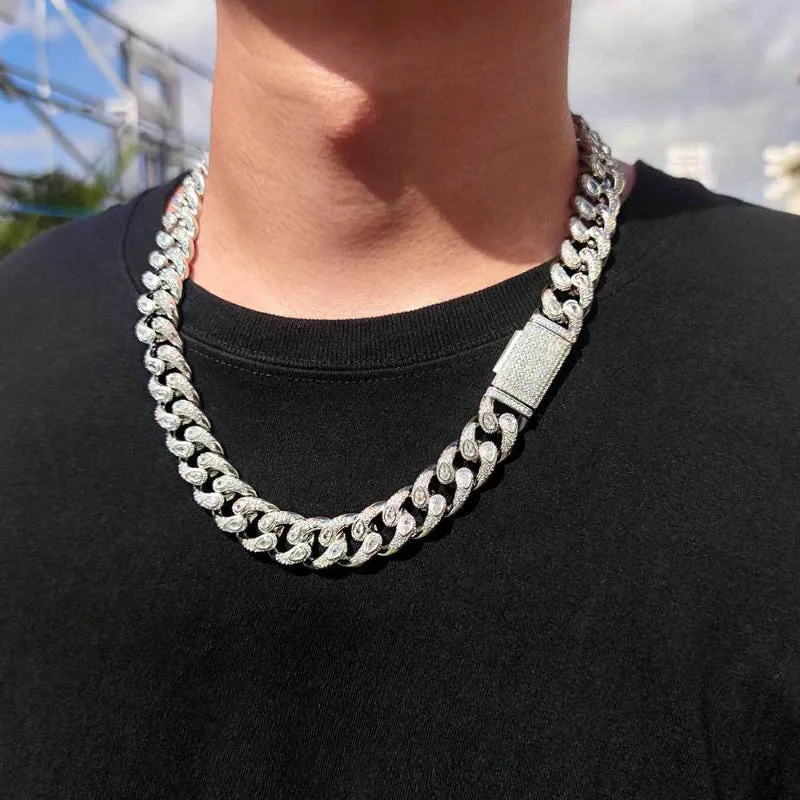 【Custom】16mm Iced out cuban Necklace