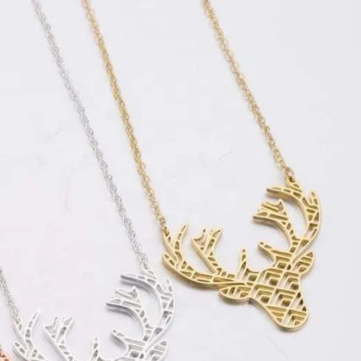 Dasher Reindeer Necklace