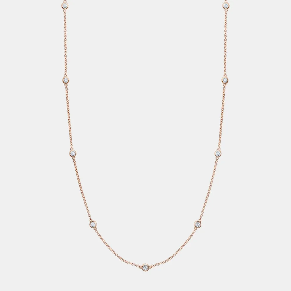 Diamond By The Yard Necklace