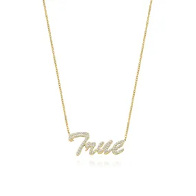 Diamond Name Necklace