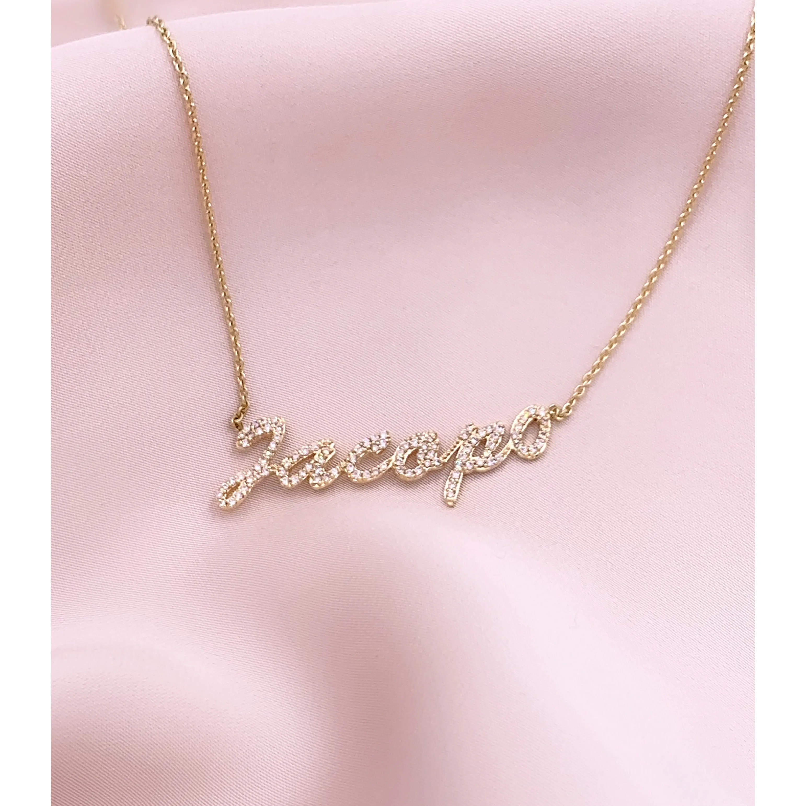 Diamond Name Necklace