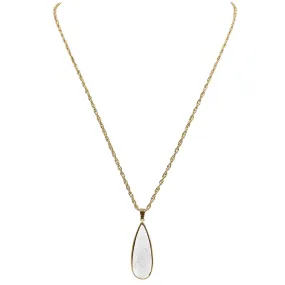 Druzy Collection - Quartz Drop Necklace