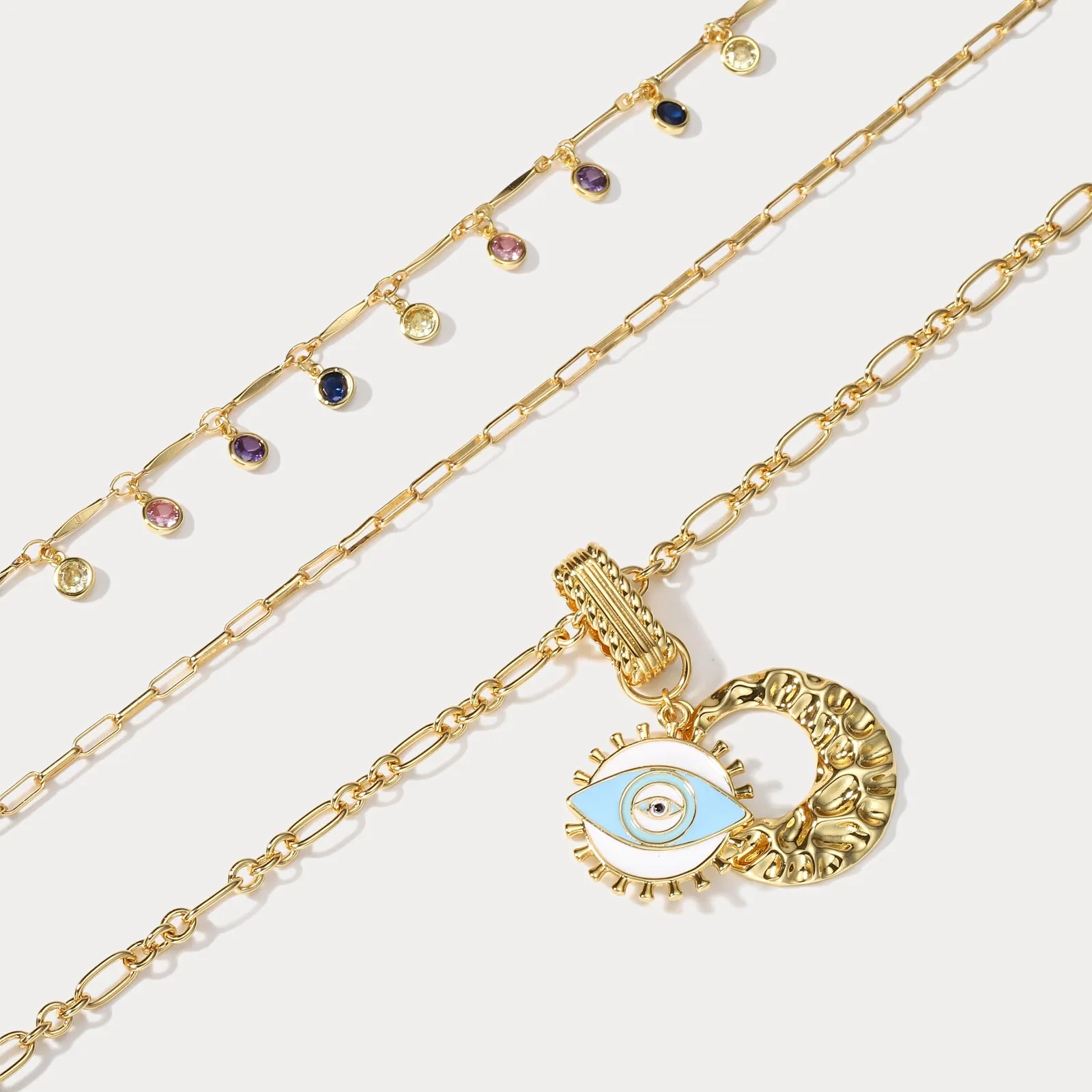 Evil Eye Layer Necklace