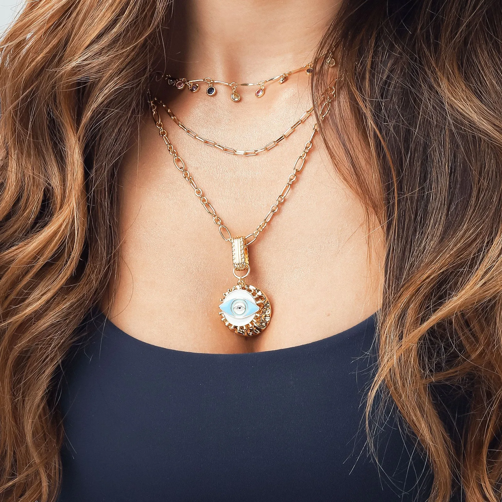 Evil Eye Layer Necklace