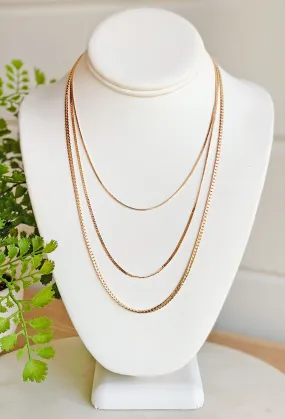 Figure It Out Layered Chain Necklace