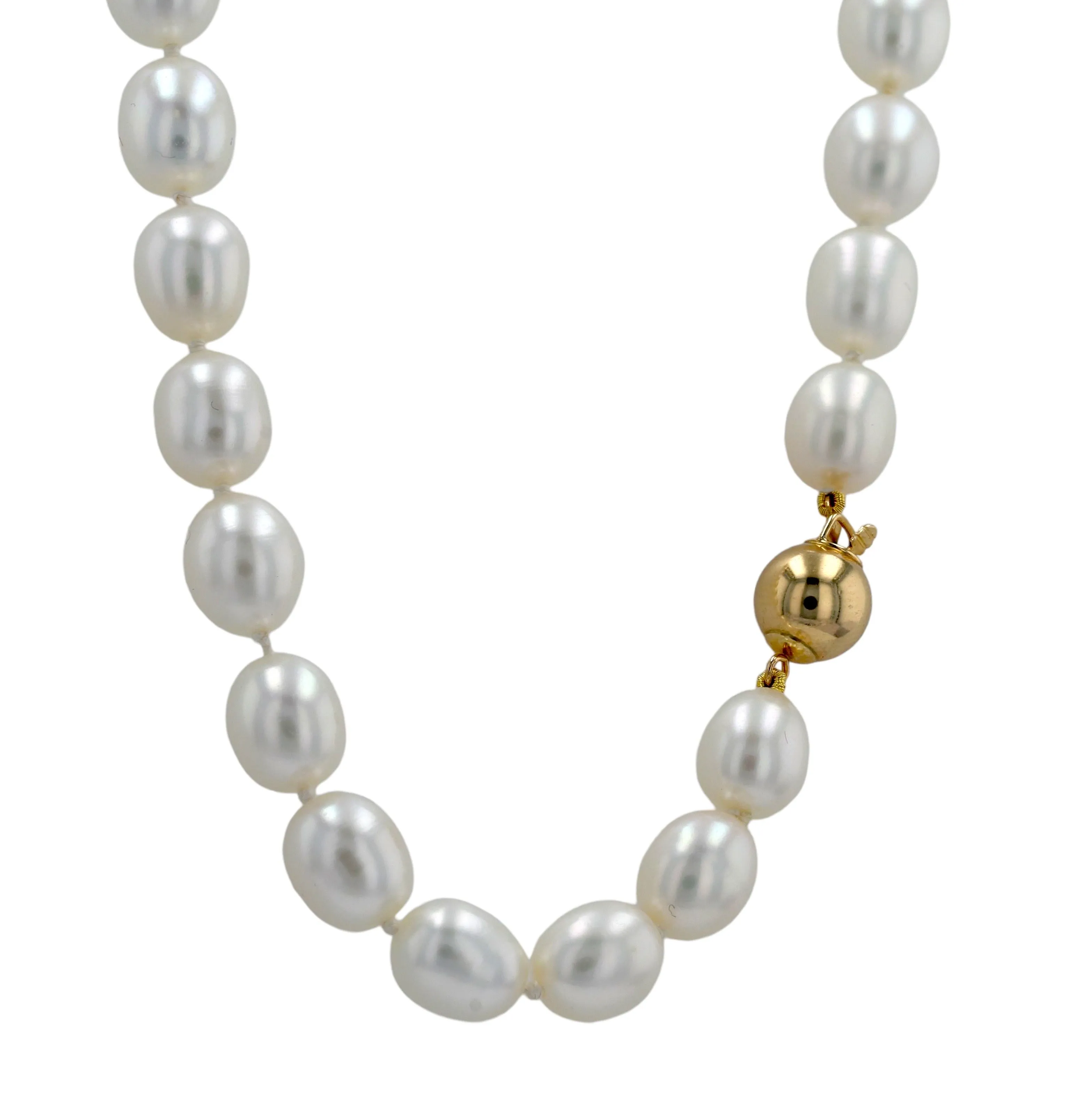 Fresh water pearl 14k lock