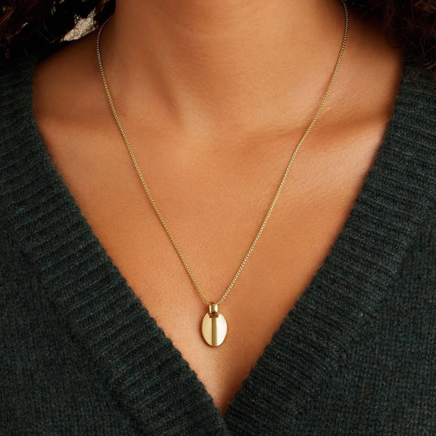 Gorjana Modern Lou Tag Pendant