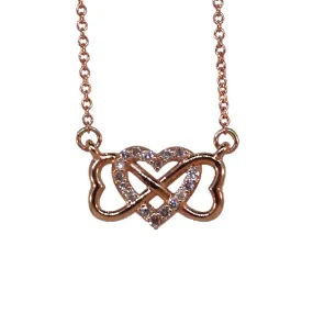 Heart Infinity Necklace