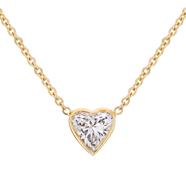 Heart Solitaire Necklace