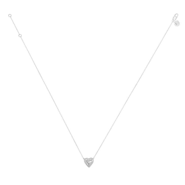 Heart Solitaire Necklace