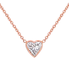 Heart Solitaire Necklace