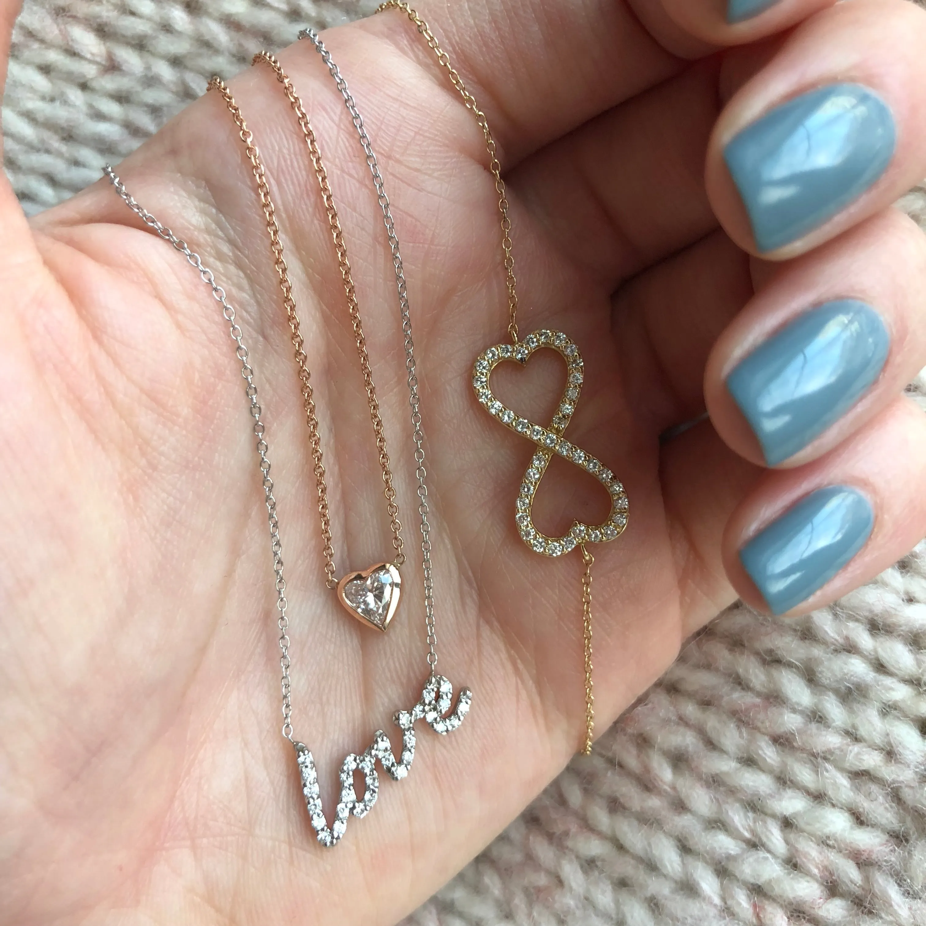 Heart Solitaire Necklace